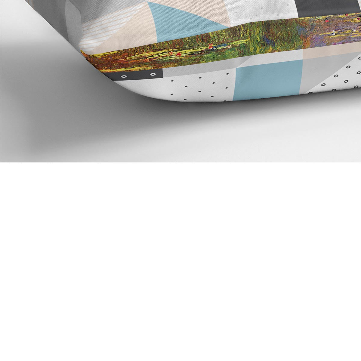 Nympheas water plantes by Monet Cushion