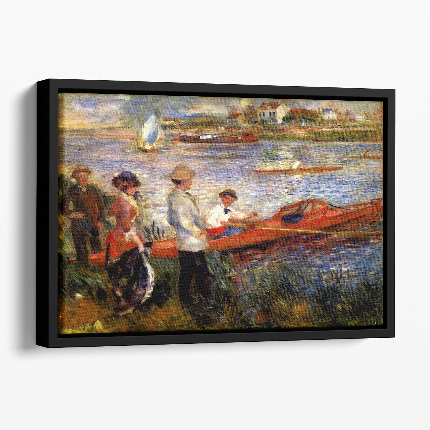 Oarsman of Chatou by Renoir Floating Framed Canvas