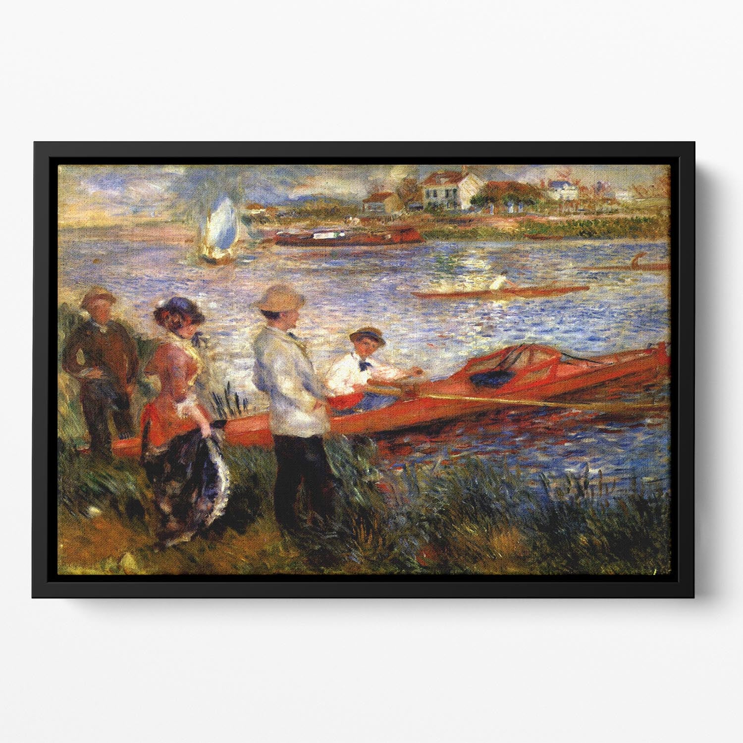 Oarsman of Chatou by Renoir Floating Framed Canvas