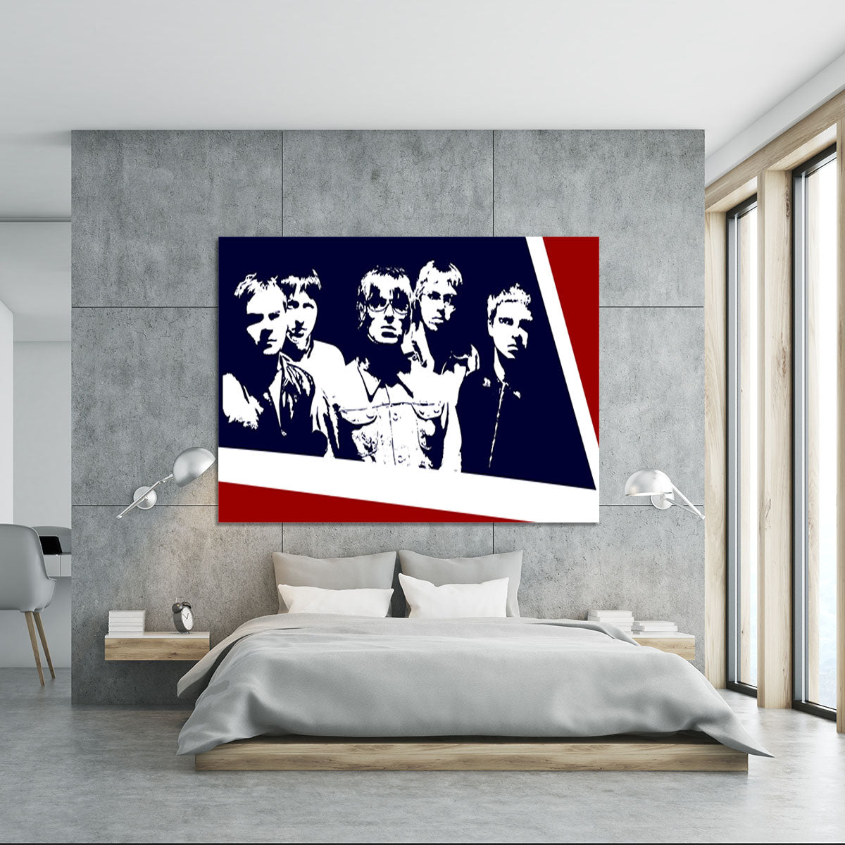 Oasis Union Jack Canvas Print or Poster - Canvas Art Rocks - 5