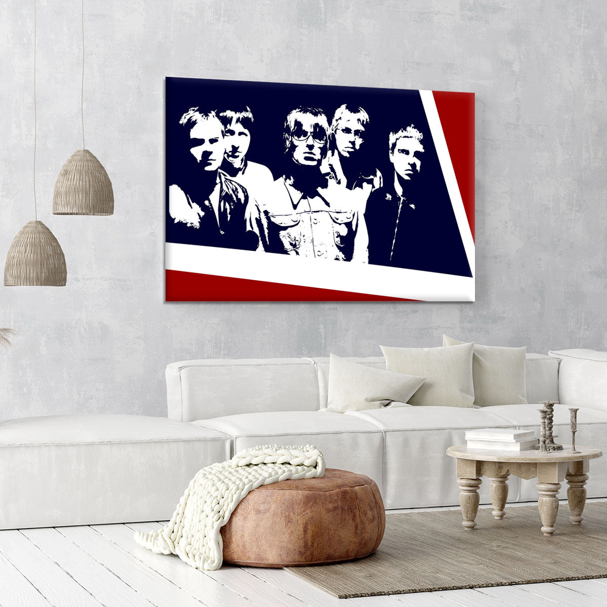 Oasis Union Jack Canvas Print or Poster - Canvas Art Rocks - 6