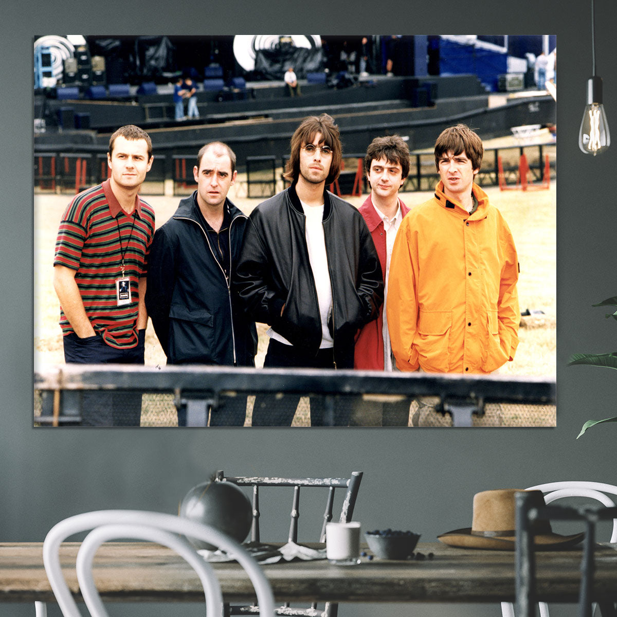 Oasis in 1996 Canvas Print or Poster