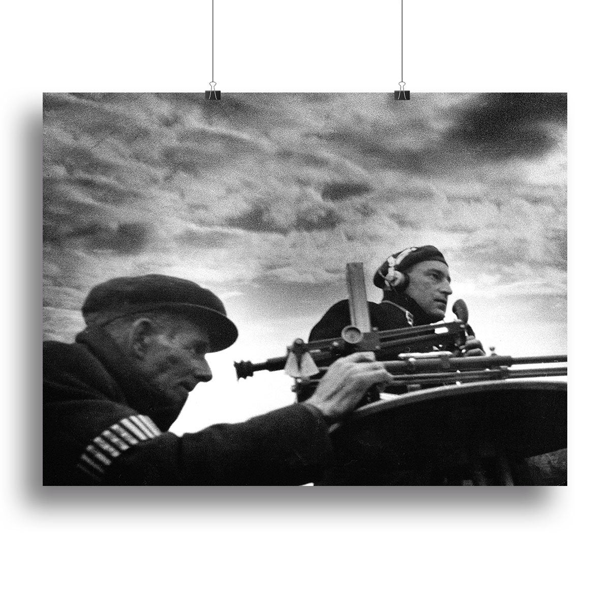 Observer listening post Canvas Print or Poster