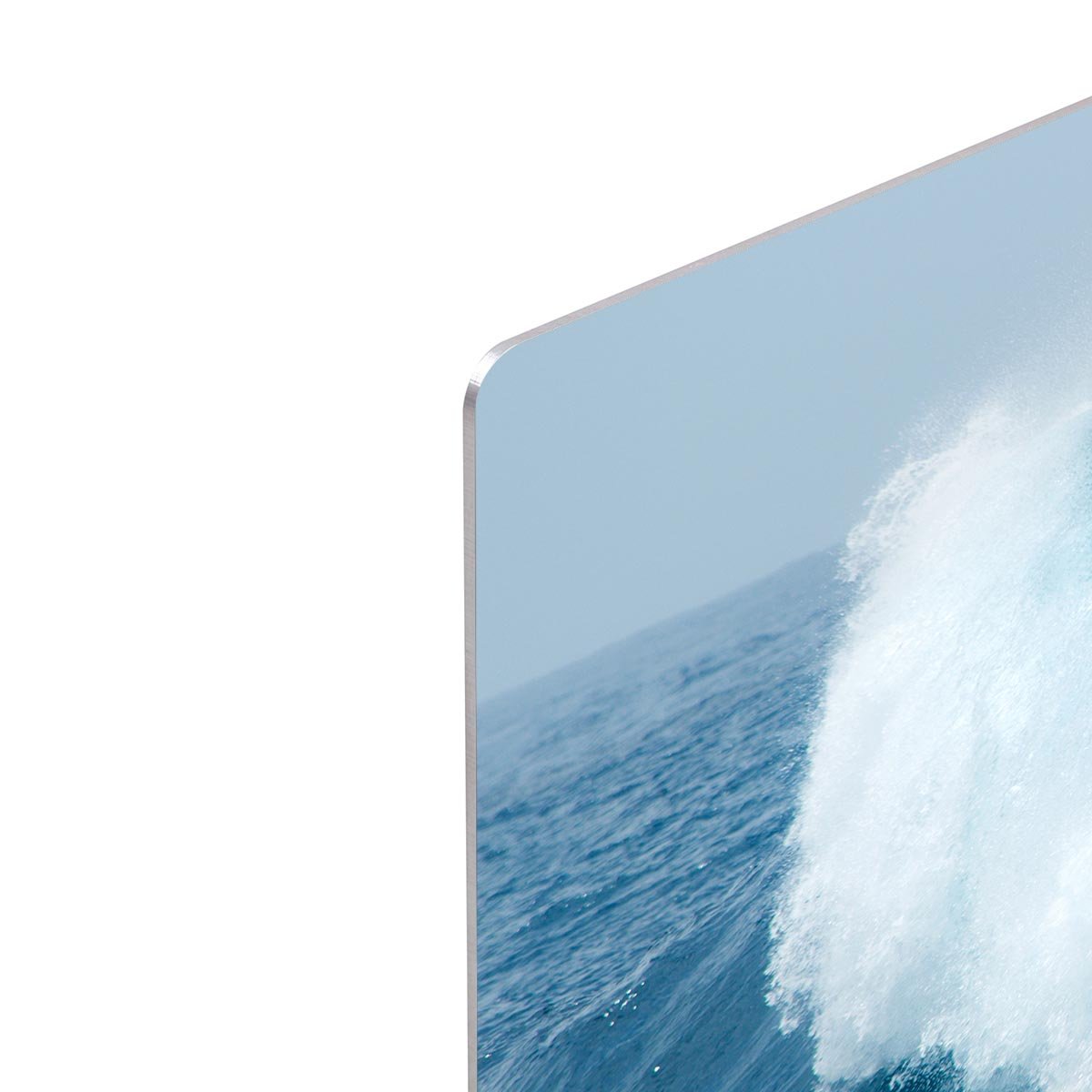 Ocean waves breaking natural HD Metal Print