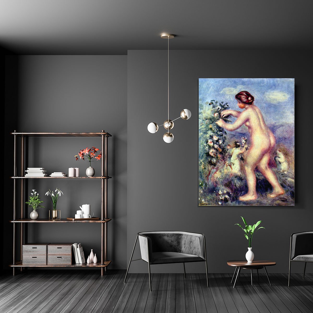 Ode to flower after Anakreon by Renoir Canvas Print or Poster