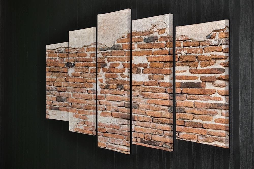 Old brick wall texture 5 Split Panel Canvas - Canvas Art Rocks - 2