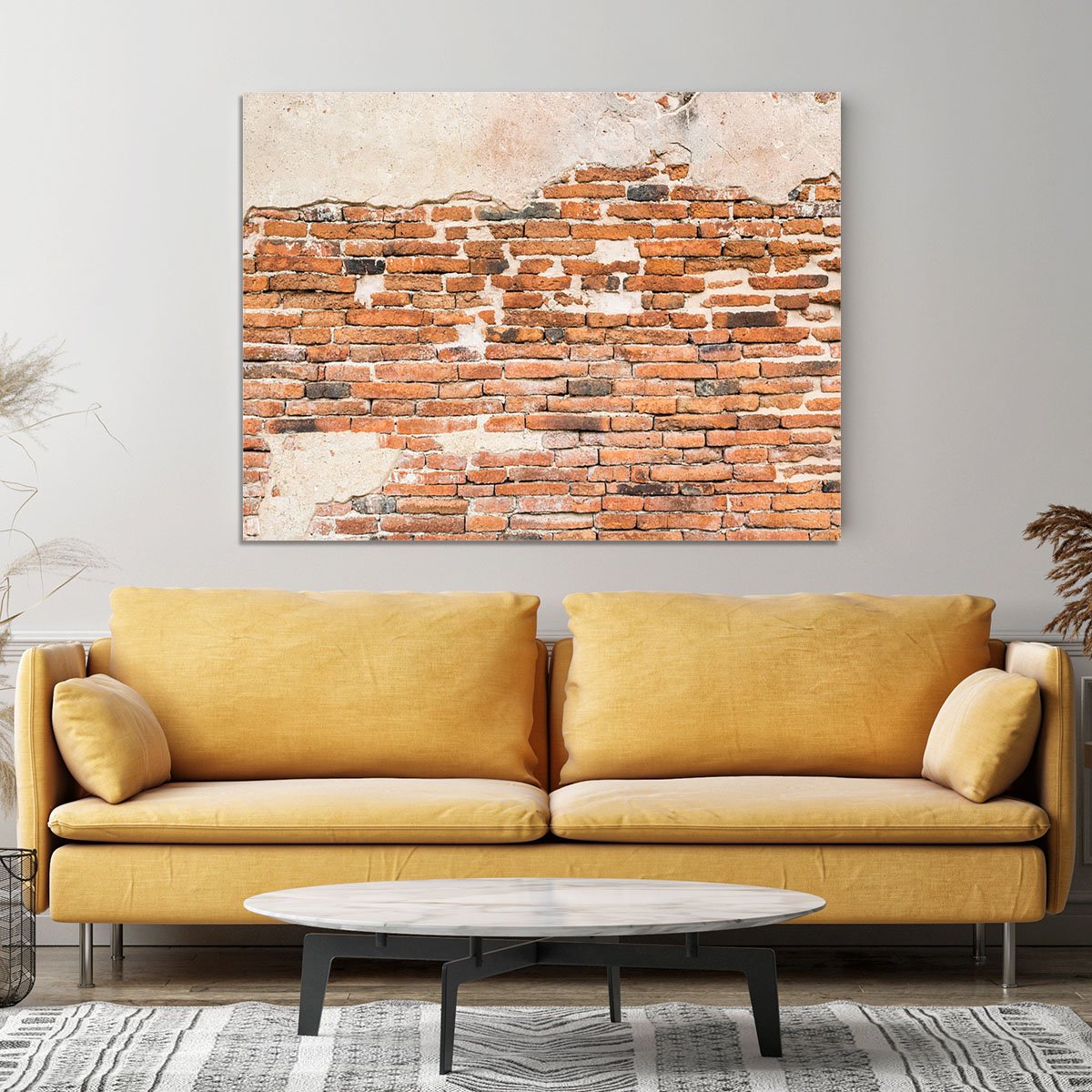 Old brick wall texture Canvas Print or Poster