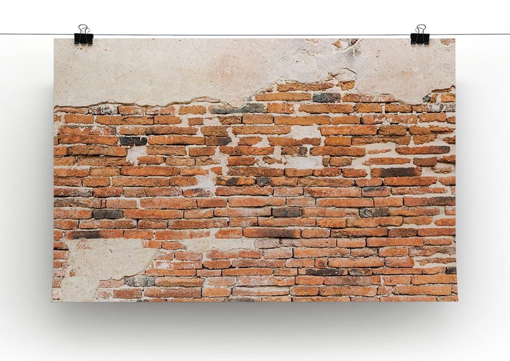 Old brick wall texture Canvas Print or Poster - Canvas Art Rocks - 2