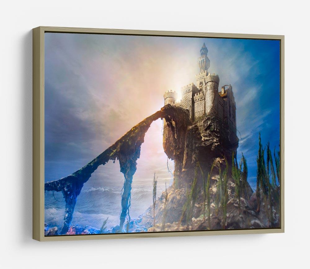Old castle on the hill HD Metal Print