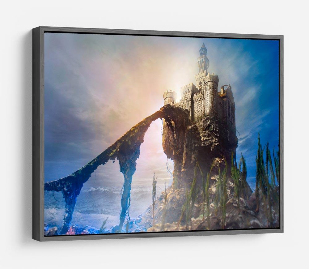 Old castle on the hill HD Metal Print