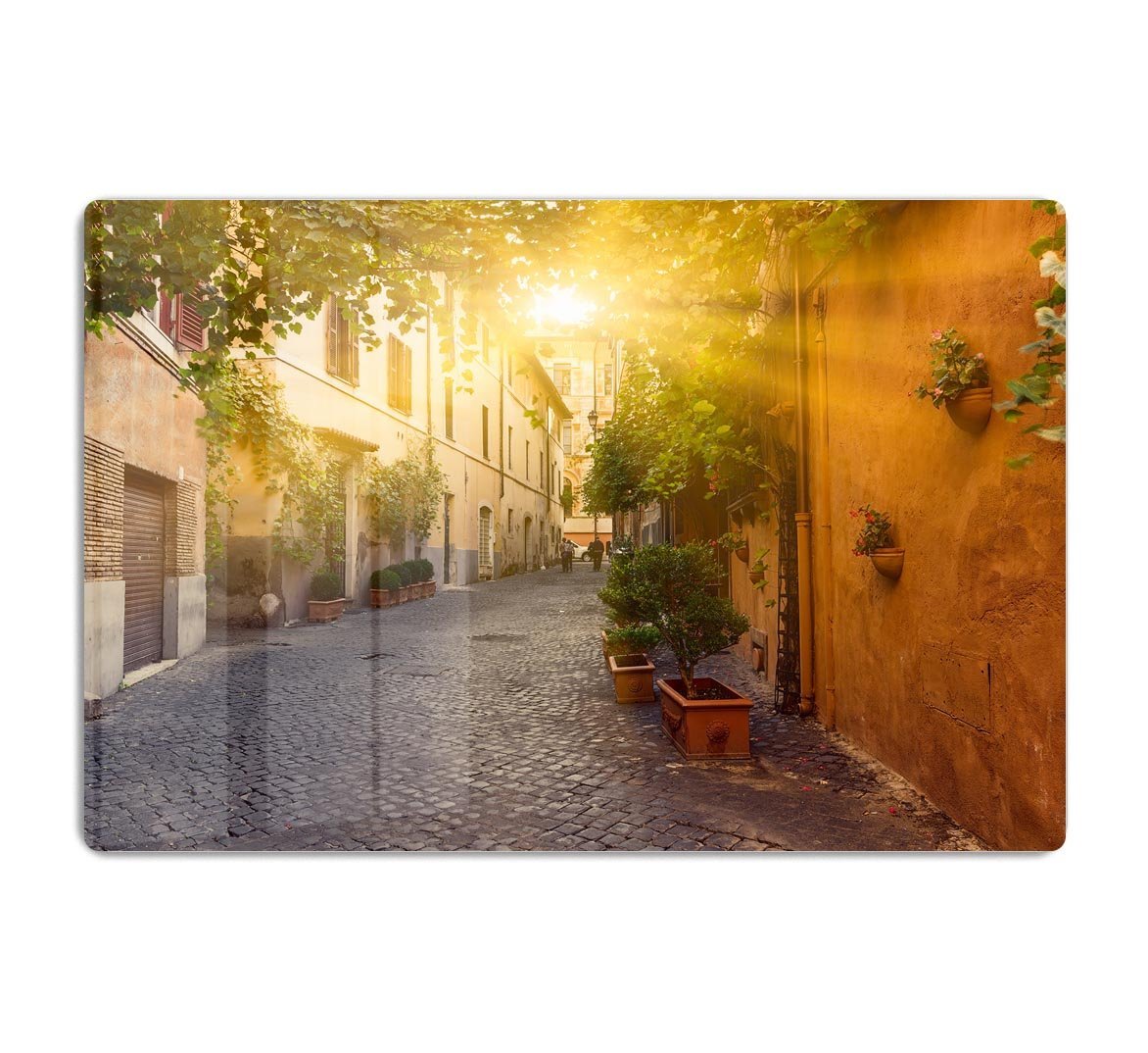 Old street in Trastevere HD Metal Print