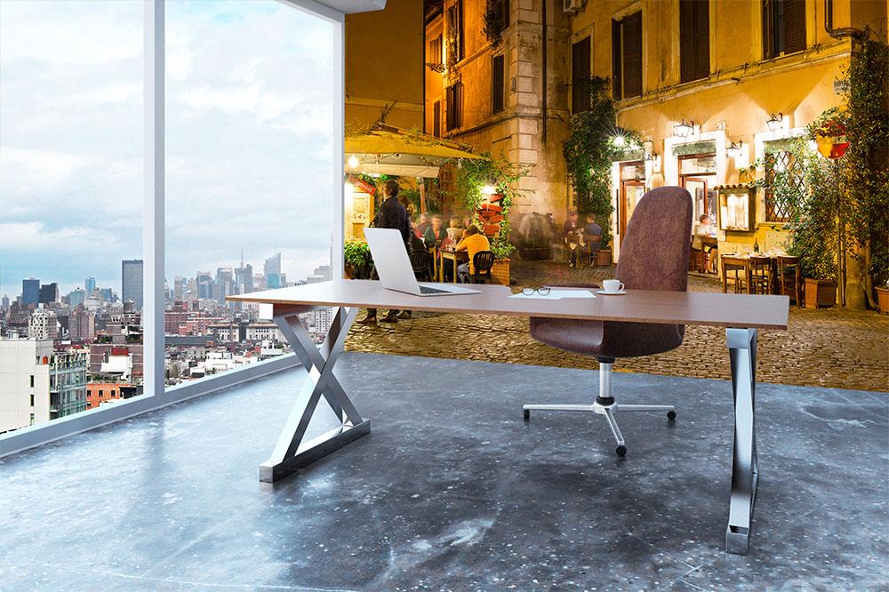 Old street in Trastevere Wall Mural Wallpaper - Canvas Art Rocks - 3