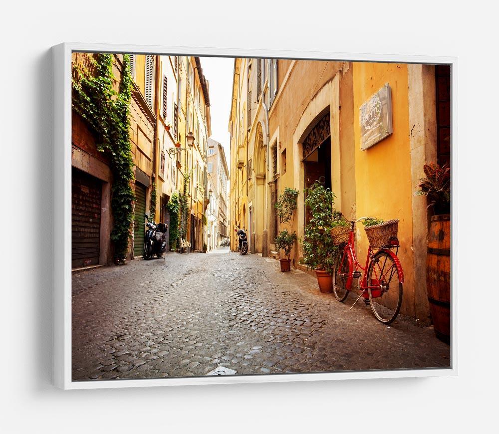 Old streets in Trastevere HD Metal Print