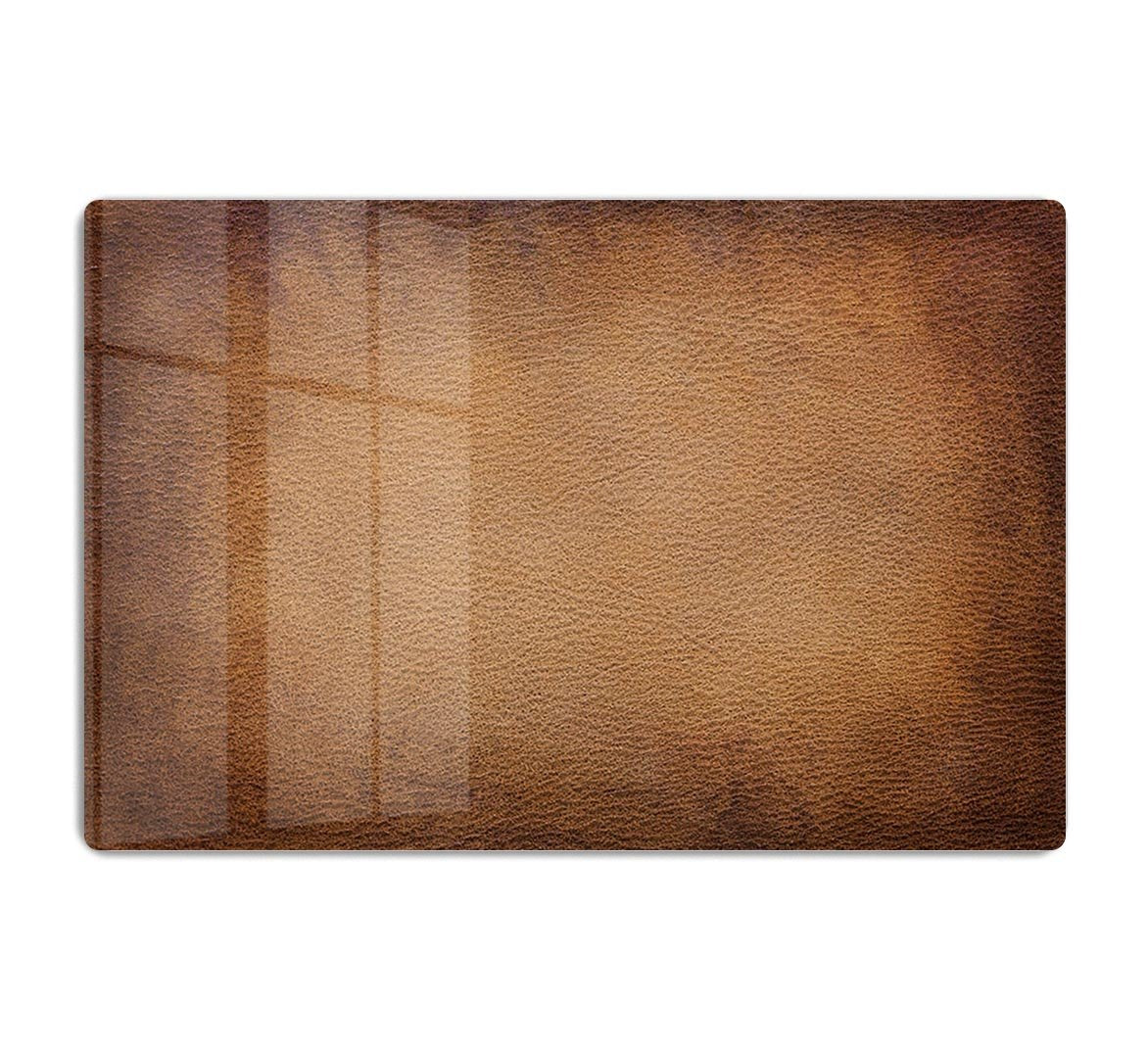 Old vintage brown leather HD Metal Print - Canvas Art Rocks - 1