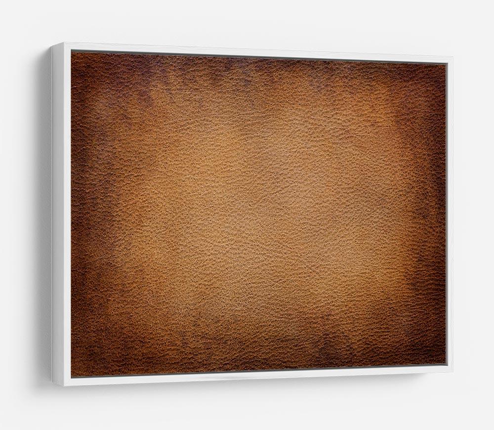 Old vintage brown leather HD Metal Print - Canvas Art Rocks - 7