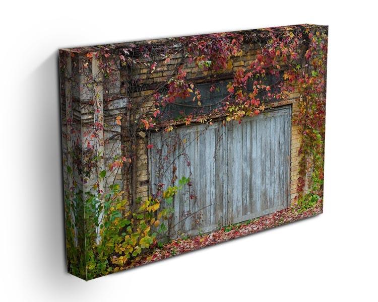 Old wooden door with a brick Canvas Print or Poster - Canvas Art Rocks - 3