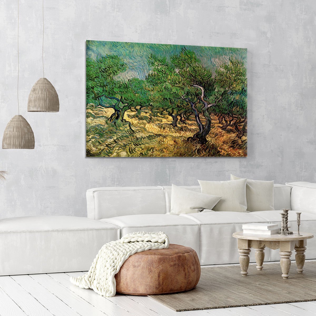 Olive Grove 2 by Van Gogh Canvas Print or Poster