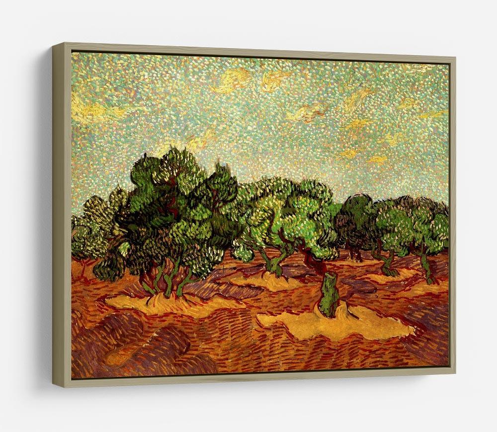 Olive Grove Pale Blue Sky by Van Gogh HD Metal Print