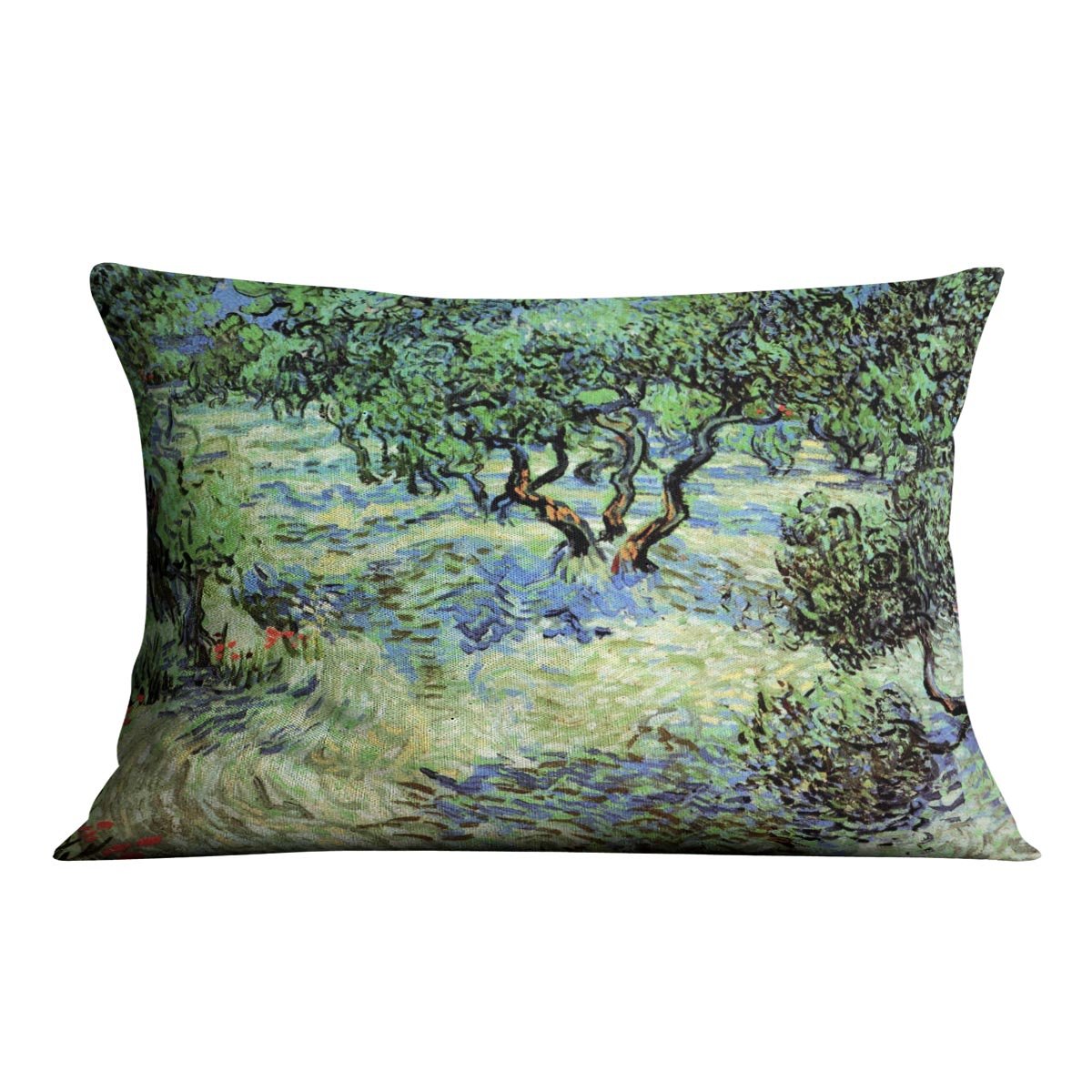 Olive Grove by Van Gogh Throw Pillow