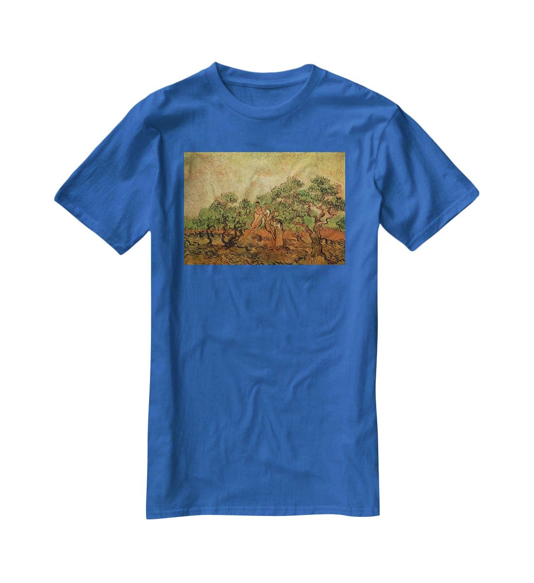 Olive Picking by Van Gogh T-Shirt - Canvas Art Rocks - 2