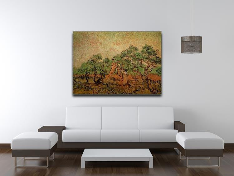 Olive Picking by Van Gogh Canvas Print & Poster - Canvas Art Rocks - 4