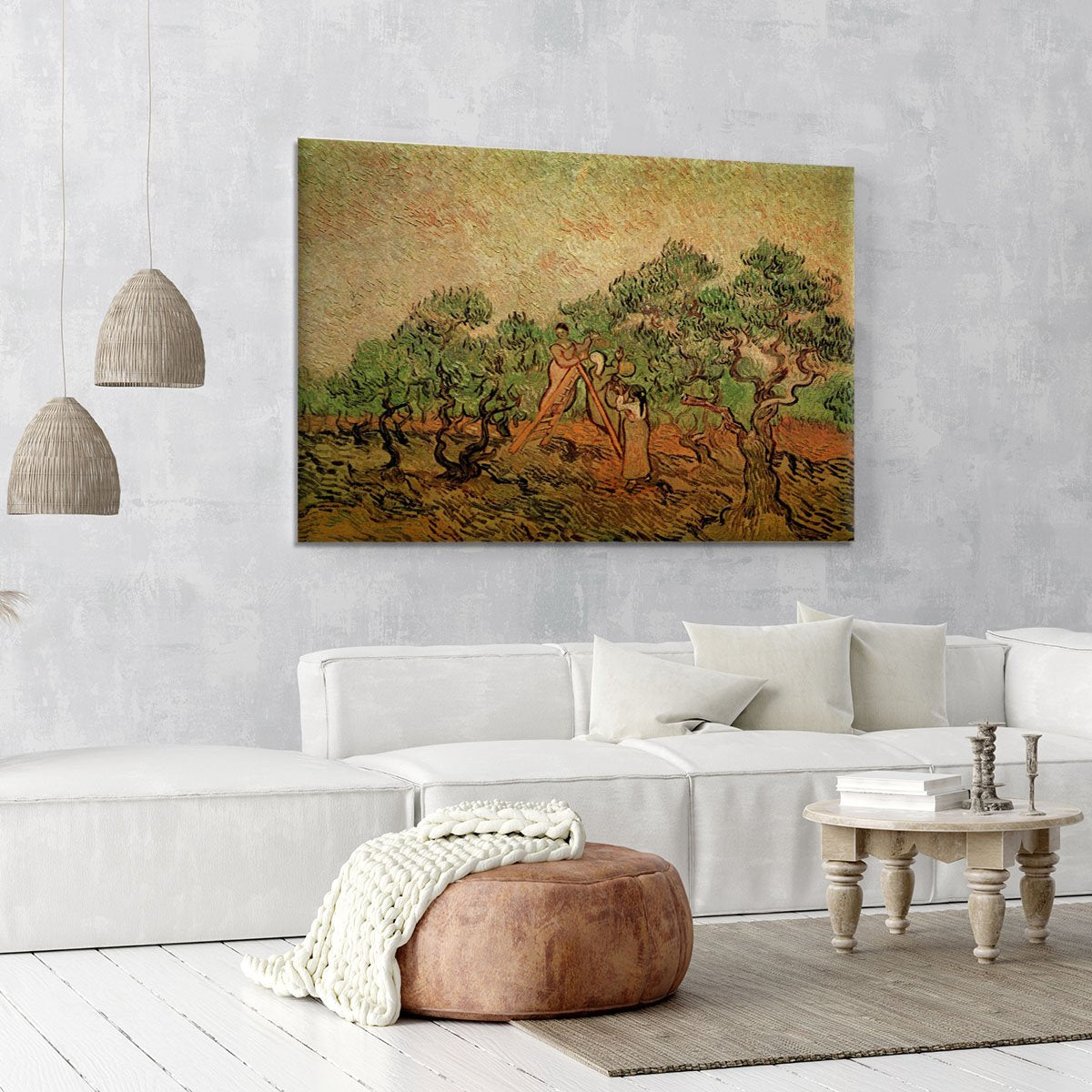Olive Picking by Van Gogh Canvas Print or Poster