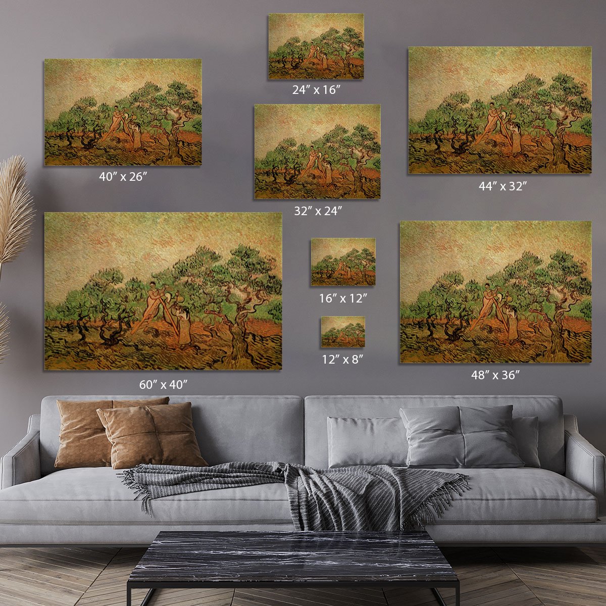 Olive Picking by Van Gogh Canvas Print or Poster