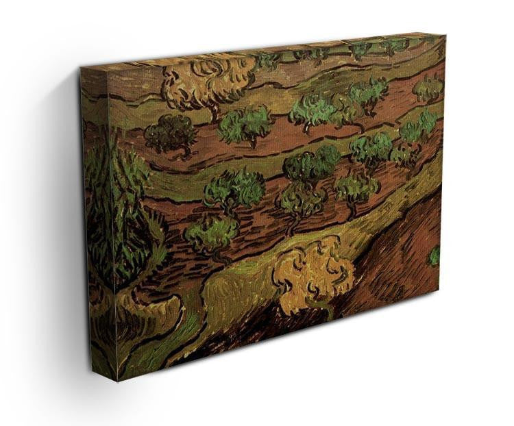 Olive Trees against a Slope of a Hill by Van Gogh Canvas Print & Poster - Canvas Art Rocks - 3