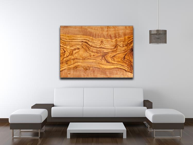 Olive tree wood slice Canvas Print or Poster - Canvas Art Rocks - 4
