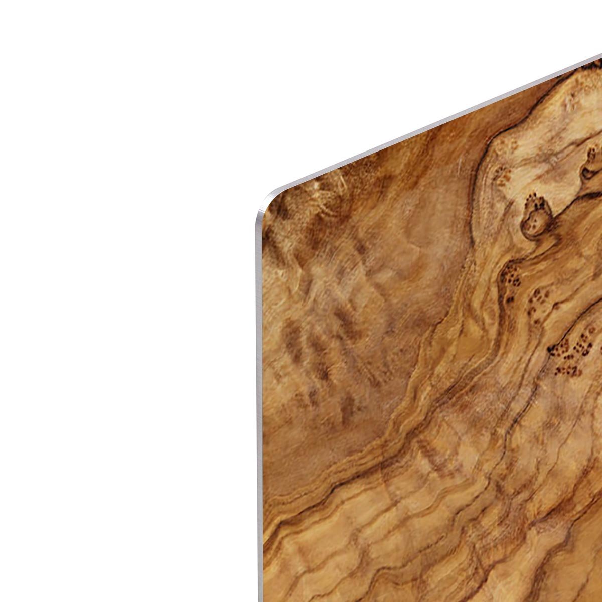 Olive wood board HD Metal Print - Canvas Art Rocks - 4