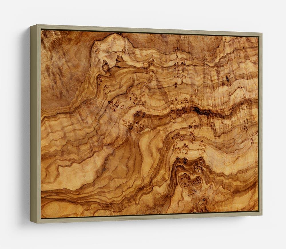 Olive wood board HD Metal Print - Canvas Art Rocks - 8
