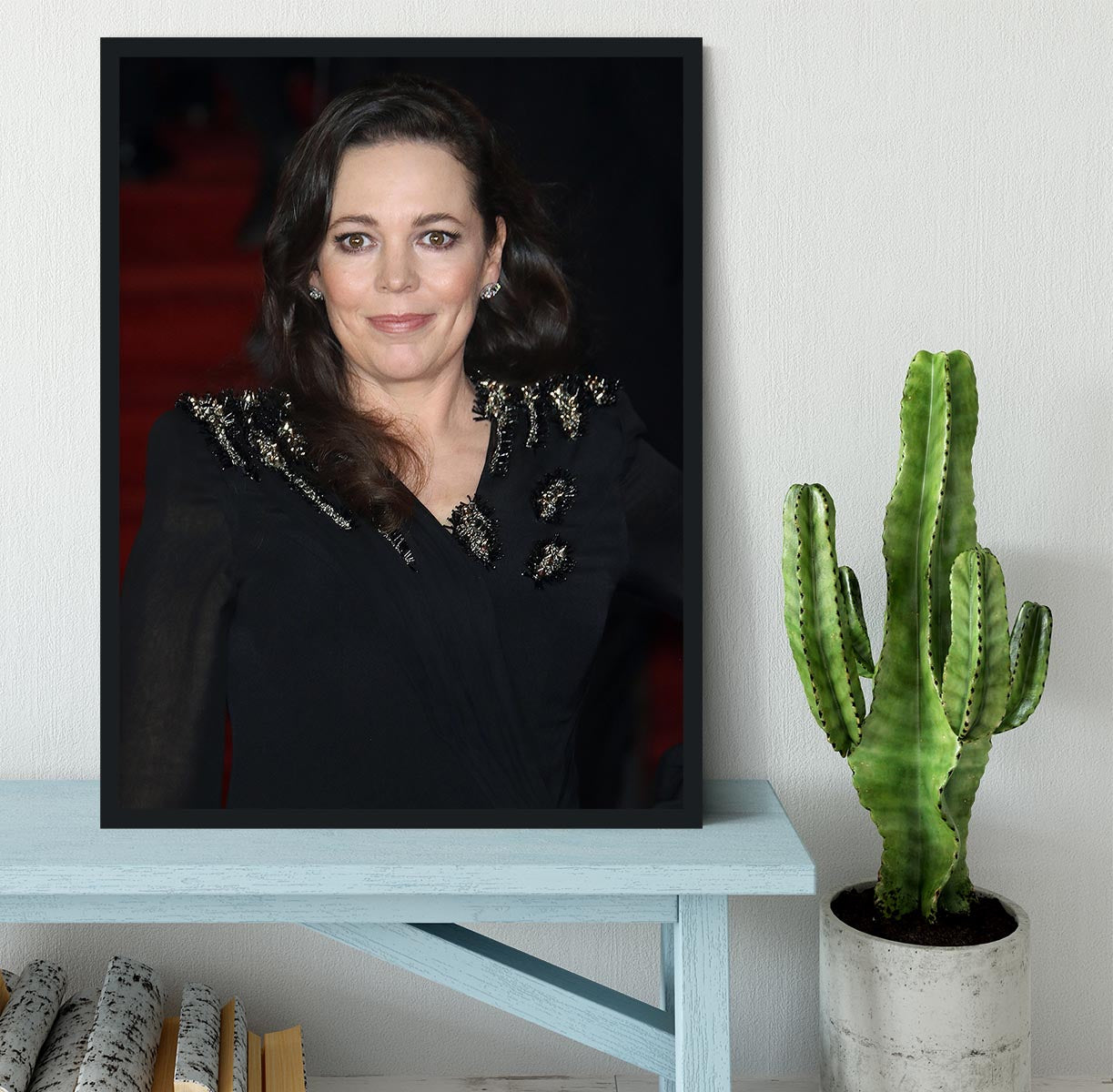 Olivia Coleman Framed Print - Canvas Art Rocks - 2