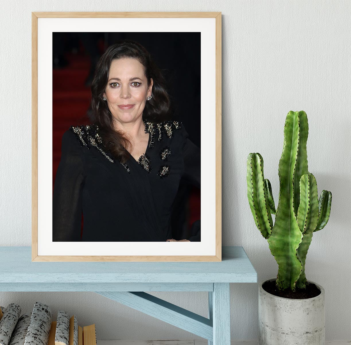 Olivia Coleman Framed Print - Canvas Art Rocks - 3