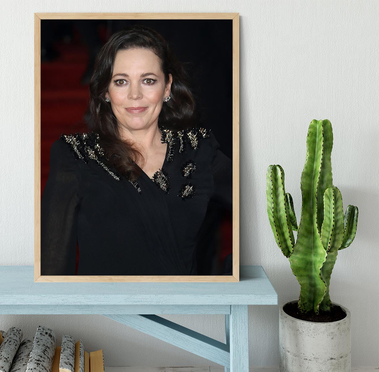 Olivia Coleman Framed Print - Canvas Art Rocks - 4