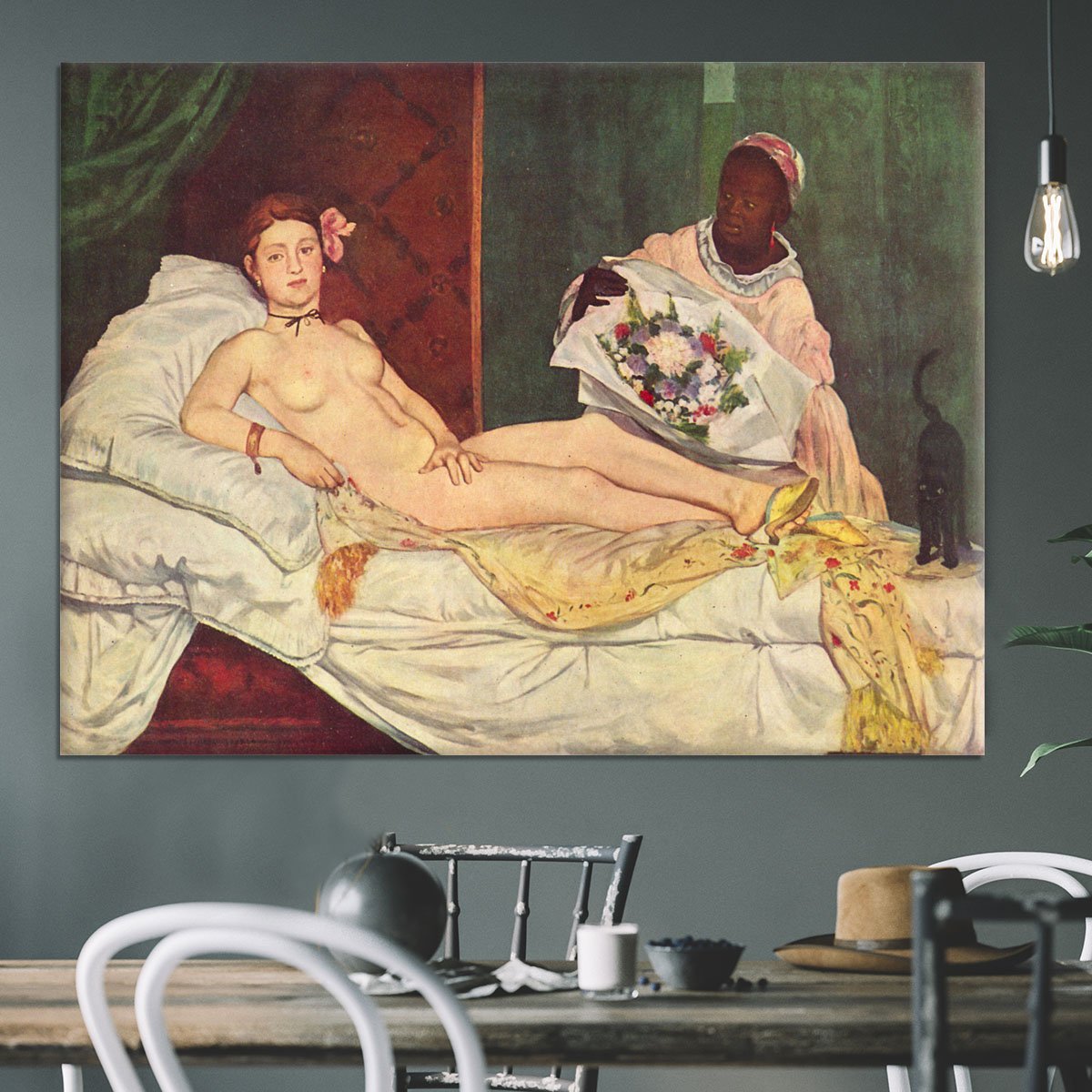 Olympia 1 by Manet Canvas Print or Poster