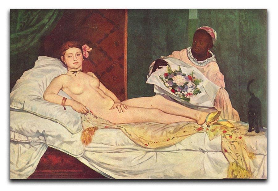 Olympia 1 by Manet Canvas Print or Poster  - Canvas Art Rocks - 1