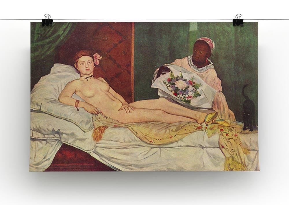 Olympia 1 by Manet Canvas Print or Poster - Canvas Art Rocks - 2