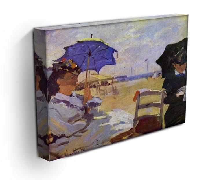 On the beach at Trouville by Monet Canvas Print & Poster - Canvas Art Rocks - 3