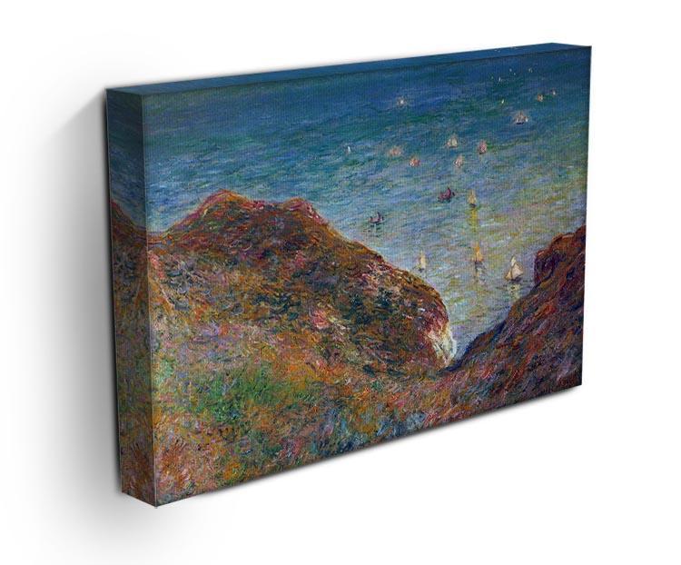 On the cliffs of Pour Ville Fine weather by Monet Canvas Print & Poster - Canvas Art Rocks - 3