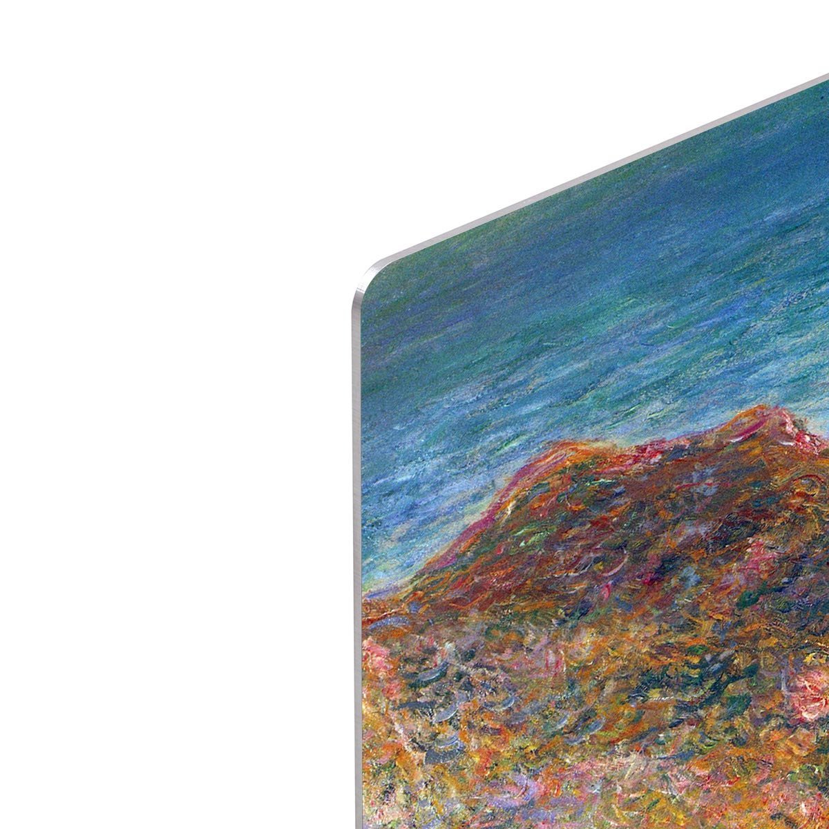 On the cliffs of Pour Ville Fine weather by Monet HD Metal Print