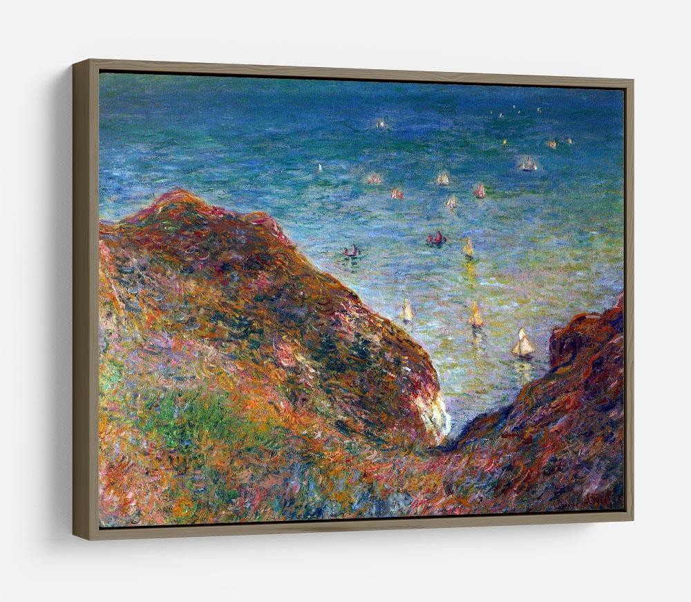 On the cliffs of Pour Ville Fine weather by Monet HD Metal Print