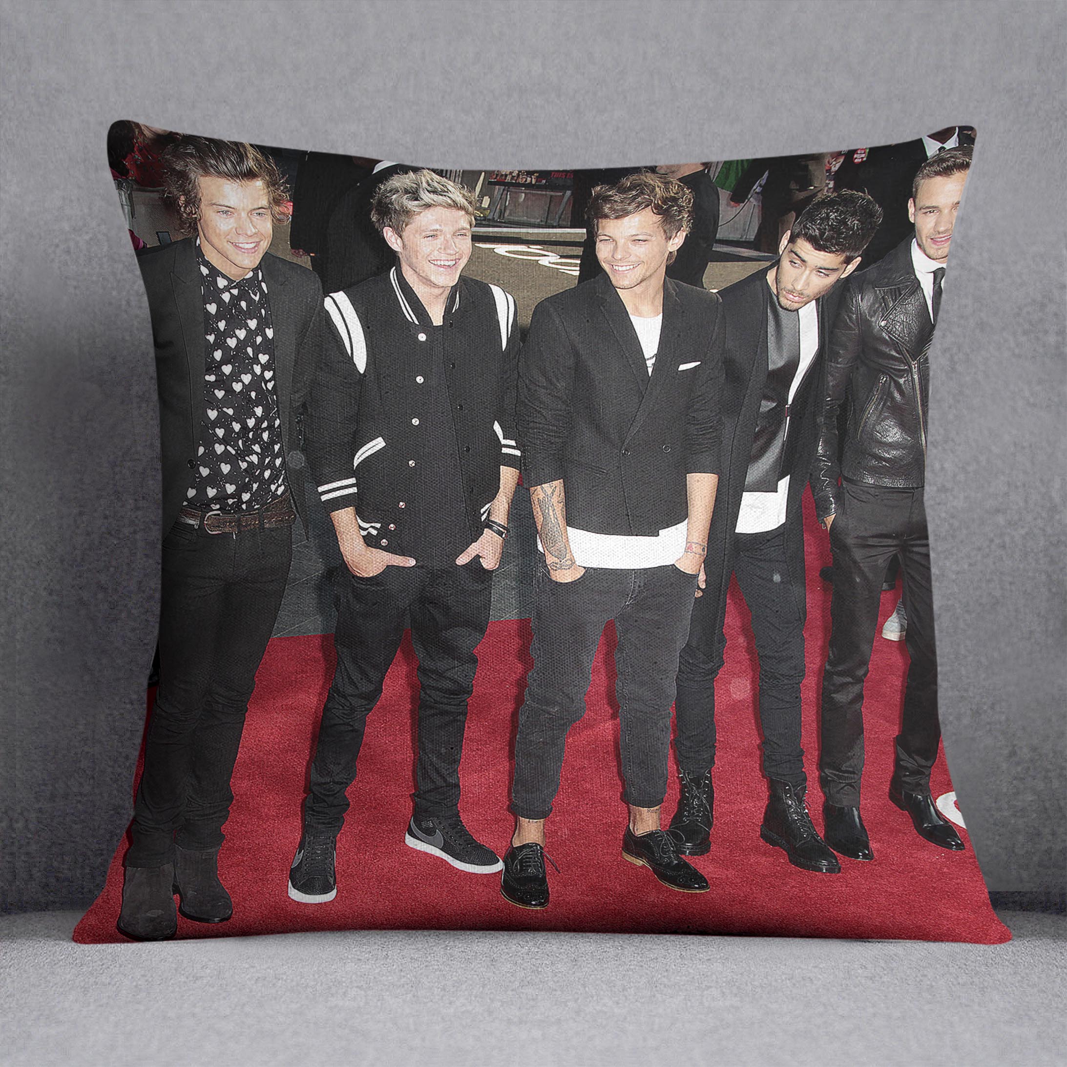 One Direction on the red carpet Cushion