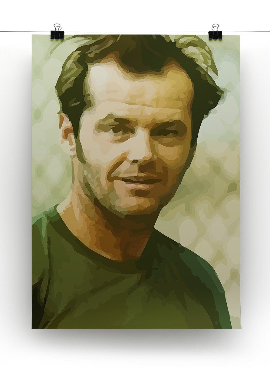 One Flew Over The Cuckoos Nest Colored Print - Canvas Art Rocks - 2
