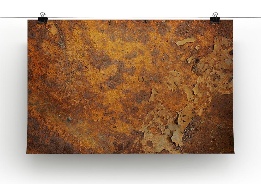 Orange rust grunge abstract Canvas Print or Poster - Canvas Art Rocks - 2