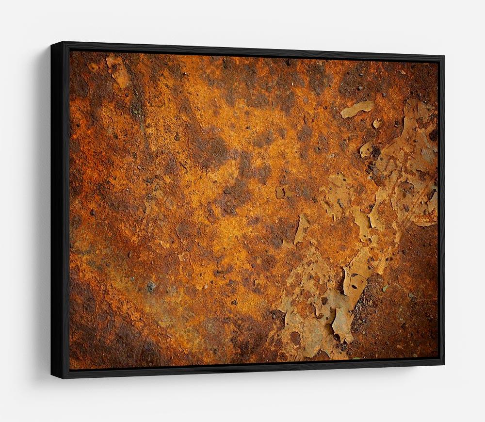 Orange rust grunge abstract HD Metal Print - Canvas Art Rocks - 6