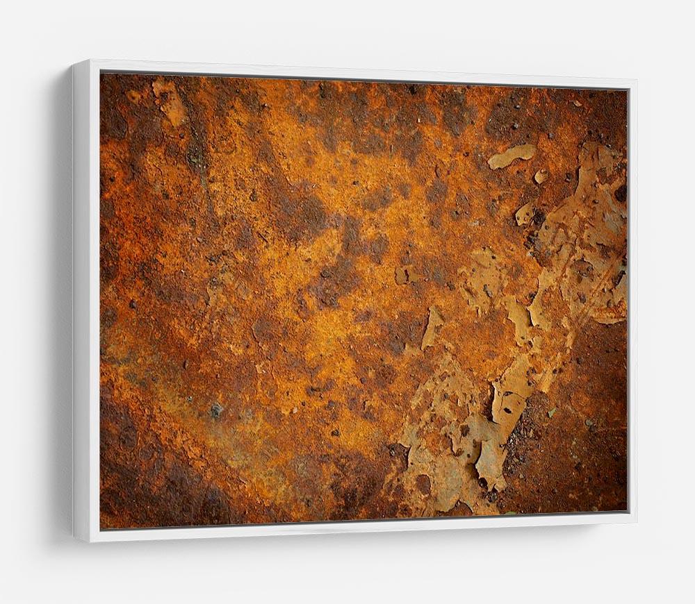 Orange rust grunge abstract HD Metal Print - Canvas Art Rocks - 7