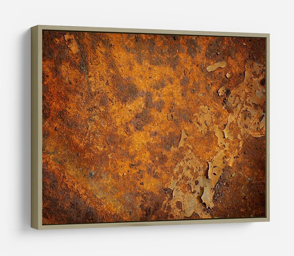Orange rust grunge abstract HD Metal Print - Canvas Art Rocks - 8