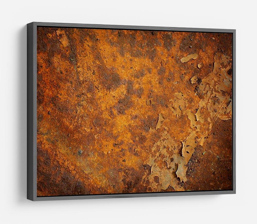 Orange rust grunge abstract HD Metal Print - Canvas Art Rocks - 9