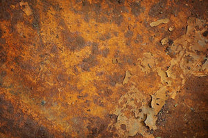 Orange rust grunge abstract Wall Mural Wallpaper - Canvas Art Rocks - 1