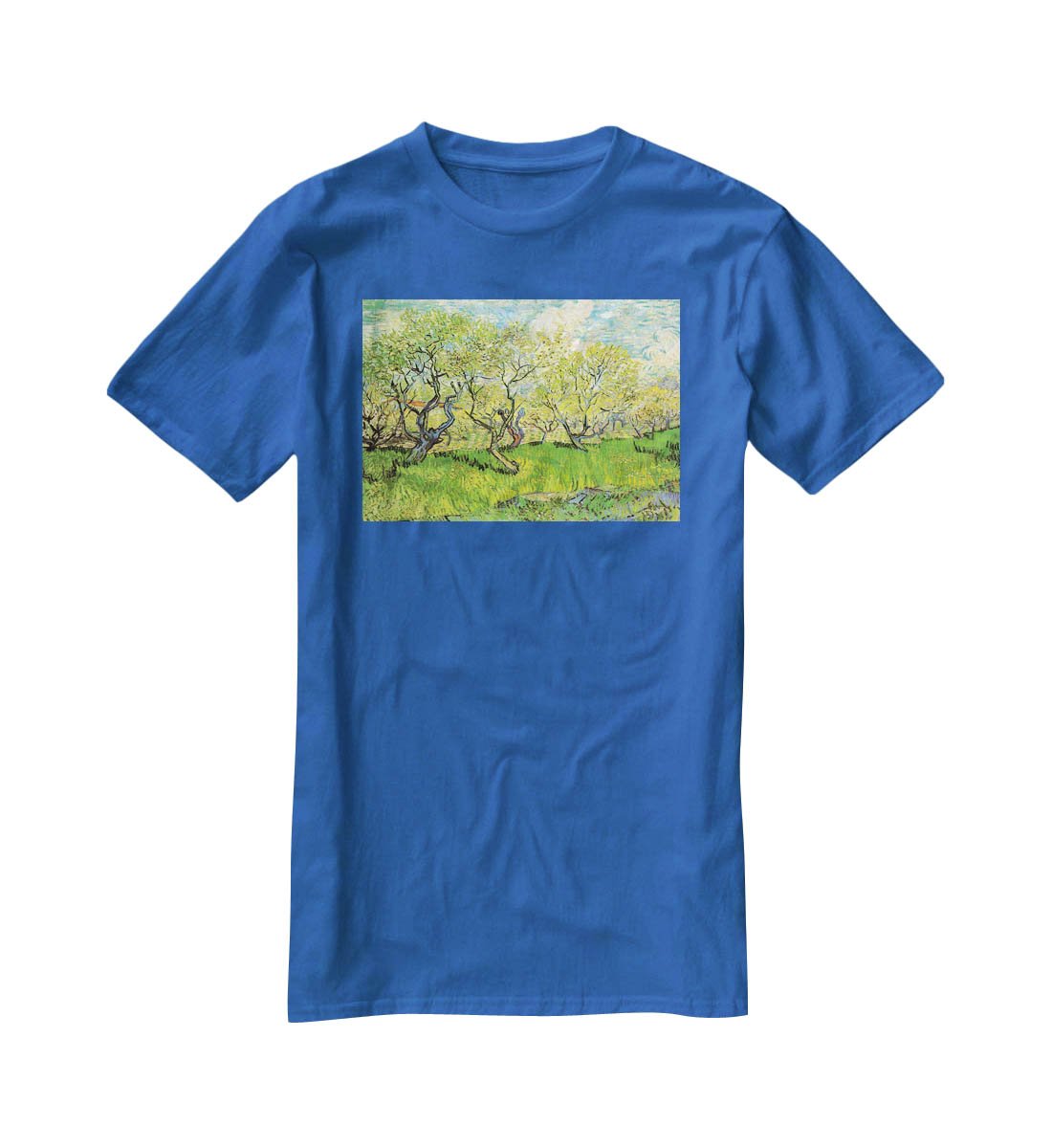 Orchard in Blossom 2 by Van Gogh T-Shirt - Canvas Art Rocks - 2